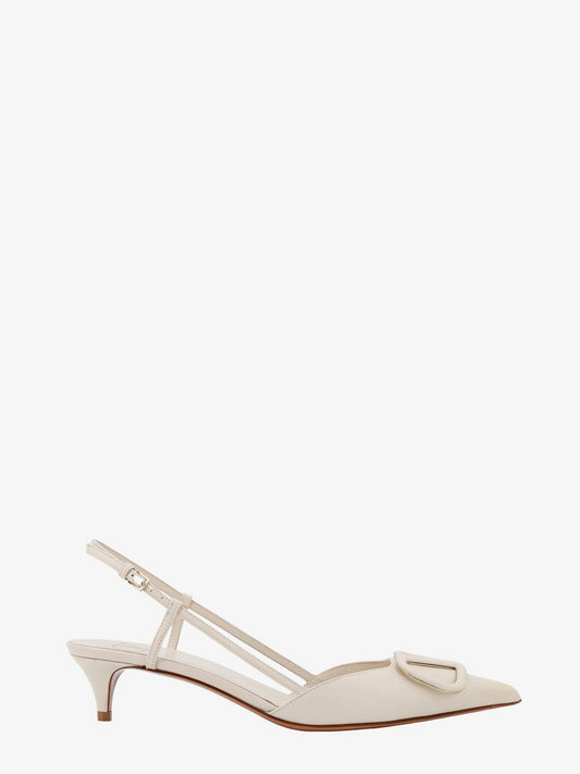 Valentino Garavani Woman Slingback Woman White Pumps