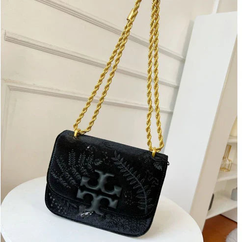 Tory Burch Eleanor Vlevet Small Shoulder Bag